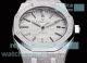 OMF Swiss Replica Audemars Piguet Royal Oak 15400 Frosted Gold Silver Dial SS Watch (3)_th.jpg